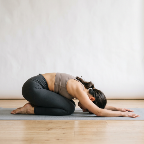 Child's Pose - Balasana Child's Pose - Balasana yoga pose thumbnail for Pose for a Cause