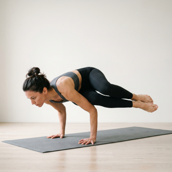 Eight Angle Pose - Astavakrasana Eight Angle Pose - Astavakrasana yoga pose thumbnail for Pose for a Cause