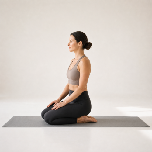 Thunderbolt Pose - Vajrasana Thunderbolt Pose - Vajrasana yoga pose thumbnail for Pose for a Cause